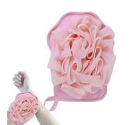 Guante exfoliante corporal, guante de ducha exfoliante 2 en 1, guante exfoliante corporal, esponja de luffa, guante de ducha elástico, esponja de baño, guante exfoliante para calmar y limpiar tu piel