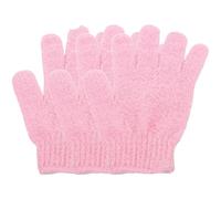 Guante Exfoliante Guantes exfoliantes 3/1 piezas, esponja de baño, removedor corporal, cepillo ducha, masajeador, exfoliante(3PCS-Pink)