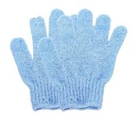 Guante Exfoliante Guantes exfoliantes 3/1 piezas, esponja de baño, removedor corporal, cepillo ducha, masajeador, exfoliante(2PCS-Blue)