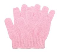 Guante Exfoliante Guantes exfoliantes 3/1 piezas, esponja de baño, removedor corporal, cepillo ducha, masajeador, exfoliante(2PCS-Pink)
