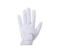 Guante Golf Guantes de Golf for Hombre, Mano Izquierda/Derecha, 2 Colores, Suaves, Blanco, Gris Oscuro, for Entrenamiento Swing, partículas, Guantes Transpirables(1Pc Left White,22 Small)