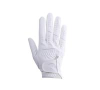 Guante Golf Guantes de Golf for Hombre, Mano Izquierda/Derecha, 2 Colores, Suaves, Blanco, Gris Oscuro, for Entrenamiento Swing, partículas, Guantes Transpirables(1Pc Right White,22 Small)