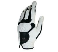 Guante Golf Paquete 1 PCS Men's Golf Glove Micro Fiber Suave Izquierda Derecha Lh RH Mano Antideslizante Partículas Antideslizantes Guantes de Golf Transpirables(Left Hand White,22 Small)