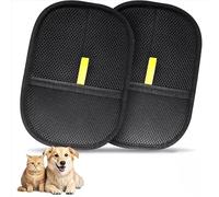 Guante magnético de piel, guante magnético de piel antiestática, cepillo grueso reutilizable de doble cara para pieles lisas y saludables para ropa, sofás, 2025 guantes para mascotas (2 piezas)