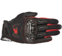 Guante Moto Piel Alpinestars SMX-2 Air Carbon V2, Negro/Rojo