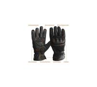 Guante motorista JUBA piel flor anti-impacto tactil talla 11