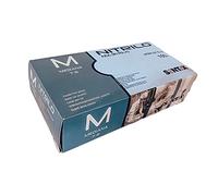Santex Guantes de nitrilo desechables sin polvo Azul 100 unidades Talla M