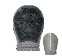 Guante para eliminar el pelo de las mascotas - Herramienta de limpieza de pelo de mascotas | Manoplas electrostáticas para el cuidado de la piel de gatitos | Para alfombras, ropa, ropa de cama