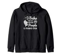 Guante para Magdalenas con Cita Divertida de Baker, Humor, repostería Sudadera con Capucha