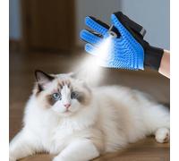 Guante removedor de pelo de mascotas mejorado y eficiente, guantes de aseo para gatos y perros para eliminar el pelo suelto, guantes de aseo