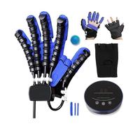 Guante Robótico de Rehabilitación de Mano, Entrenador Automático de Recuperación de Fuerza de Presión y Dedos para Pacientes de Ictus y Hemiplejía, Equipo Portátil de Fisioterapia en Casa