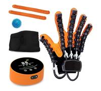 Guante Robótico de Rehabilitación de Mano, Entrenador Automático de Recuperación de Fuerza de Presión y Dedos para Pacientes de Ictus y Hemiplejía, Equipo Portátil de Fisioterapia en Casa
