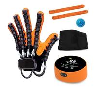 Guante Robótico de Rehabilitación de Mano, Entrenador Automático de Recuperación de Fuerza de Presión y Dedos para Pacientes de Ictus y Hemiplejía, Equipo Portátil de Fisioterapia en Casa