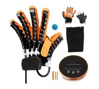 Guante Robótico de Rehabilitación de Mano, Entrenador Automático de Recuperación de Fuerza de Presión y Dedos para Pacientes de Ictus y Hemiplejía, Equipo Portátil de Fisioterapia en Casa