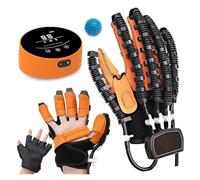 Guante Robótico de Rehabilitación de Mano para Ictus - Terapia Espejo, Entrenamiento Dedos, Recuperación Motora, Rehabilitación Doméstica, Modos Múltiples (Elegir Mano Izquierda/Derecha)