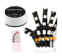 Guante Robótico de Rehabilitación Manual - Dispositivo Post-Ictus, Artritis y Lesiones, Terapia Neumática para Movilidad de Dedos contra Rigidez, Calambres y Fatiga