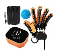 Guante Robótico de Rehabilitación para Recuperación de Ictus y Terapia de Mano | Entrenador de Dedos para Parálisis, Hemiplejía y Parálisis Cerebral | Uso en Casa Portátil con 5 Niveles de Intensidad