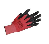 GUANTE IMPREGNADO SANDY COATED ROJO/NEGRO TALLA 7