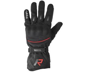 Guante Rukka Virium 2.0 GTX Para Hombre (Negro/Rojo) Talla: 8