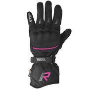 Rukka Virve 2.0 GTX Guantes de motocicleta para damas, negro-rosa, tamaño XL para Mujer