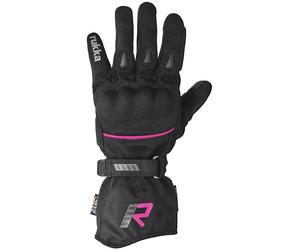 Guante Rukka Virve 2.0 GTX Para Dama (Negro/Rosa) Talla: 10D