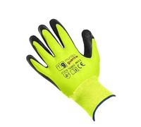 Guante sandy nitrilo fluorescente t-m 8 par