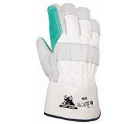 Guante serraje americano con refuerzo de serraje en palma, pulgar e índice. Económico