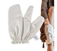 Guantero Para El Cuerpo Para El Cuerpo: Guantes Exfoliantes De Seda Para Ducha Y Spa | Remover De Piel Muerta Para La Cara, La Espalda Y El Cuerpo | Ideal Para Cepillarse Húmedo O Seco, Masaje Y Limpi