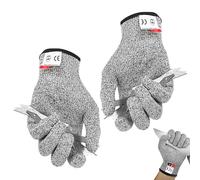 Guantes A Prueba De Cortes,Guantes De Trabajo De Seguridad Protección Nivel 5 - Guantes Protectores De Mano Para Jardinería, Cocina, Transpirables, Para Carpintero, Almacén, Arquitectura Y Desollado