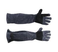 Guantes a prueba de mordeduras: guantes reforzados para mascotas, protección de brazo resistente a los arañazos, seguridad de 23,6 pulgadas, cuidado del pelo, manipulación, agarre, pájaro, gato