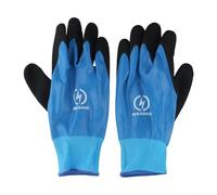 Guantes aislantes para electricista, diseño de palma antideslizante para un mejor agarre y seguridad eléctrica de hasta 400 V (1 par)