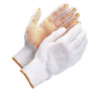 Guantes Algodon Puntos Pvc Amarillos 10"