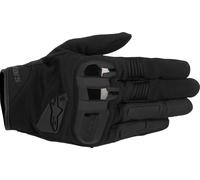 Alpinestars Guantes cromados V2, Urban Riding, flexibilidad y ventilación mejoradas, compatibles con pantalla táctil, S, negro/asfalto