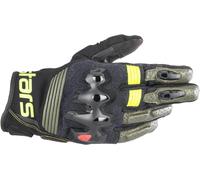 Guantes de Moto Alpinestars Halo Leather Negro/AmarilloS Negro,Amarillo