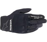 Alpinestars Honda Copper Guantes de motocicleta, negro, tamaño S para Hombres