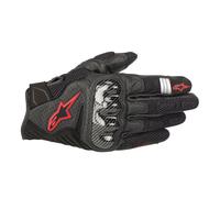 Guantes Alpinestars SMX-1 Air V2 Negro / Rojo Flúor M