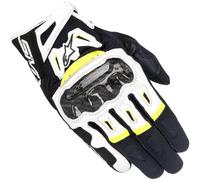 Guantes Alpinestars SMX-2 Air Carbon V2 Negro-blanco-amarillo fluor S