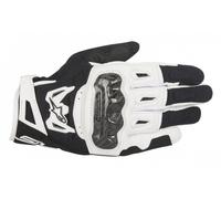 Alpinestars SMX-2 Air Carbon V2 Guantes de moto, Negro/Blanco, Talla 2XL
