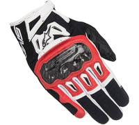 Guantes Alpinestars SMX-2 Air Carbon V2 Negro-rojo-blanco S