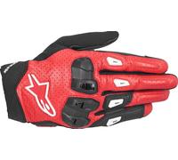 Guantes Alpinestars SP X 7 Negro-rojo brillo-blanco XL