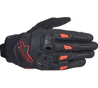 Guantes Alpinestars SP X 7 Negro-rojo oscuro-rojo fluor S