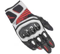 Guantes Alpinestars SP X Air Carbon V2 Negro-blanco-rojo fluor L
