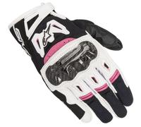 Guantes Alpinestars Stella SMX-2 Air Carbon V2 Negro-blanco-fucsia S