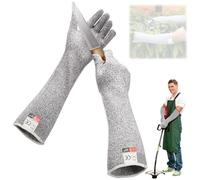 Guantes Anticorte, Guantes jardin Guantes Anticortes Con Protección De Nivel 5 Jardinería Guantes de Trabajo de Seguridad guantes largos Trabajos pesados Guante trabajo hombre y mujer Guantes