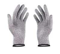 Guantes Anticortes, Guantes anticorte de grado 5 for fábricas de vidrio, cocinas, pesca. Guantes especiales antiarañazos, anticortes y antipuñaladas.(L)