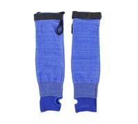 Guantes Anticortes, Mangas azules resistentes a cortes, mangas protectoras aislantes térmicas for brazos, protectores de brazos resistentes a cortes de nivel 5.(45cm)