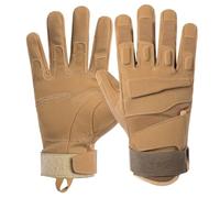 Guantes Antideslizantes de Ciclismo y Montañismo de Dedos Completos | Entrenamiento y Moto, Fibra Color Café, Uso Multipropósito, Protección Exterior, Talla Única