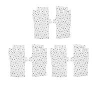 Guantes antiprotección de estilo corto, guantes de manicura con gel para uñas, material de poliéster transpirable de alta elasticidad para manicura, conducción, actividades al