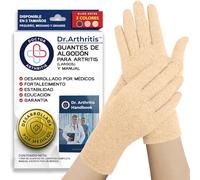 Guantes Artritis Desarrollados por Médicos - Muñequera de Compresión Para Aliviar Síntomas Enfermedad de Raynaud y Túnel Carpiano - Incluye Manual Sanitario