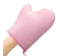 Guantes autobronceadores | Guante autobronceador, lavable a máquina y reutilizable, aplicador flocado con pulgar para mujer, loción en aerosol, mousse, cara y cuerpo